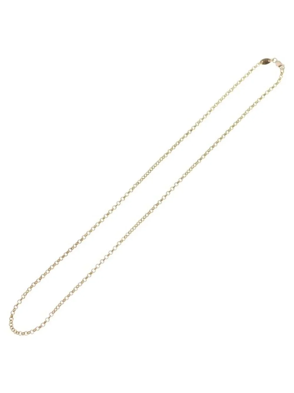 Chrome Hearts 22k Neckchain Roll Chain Necklace Gold